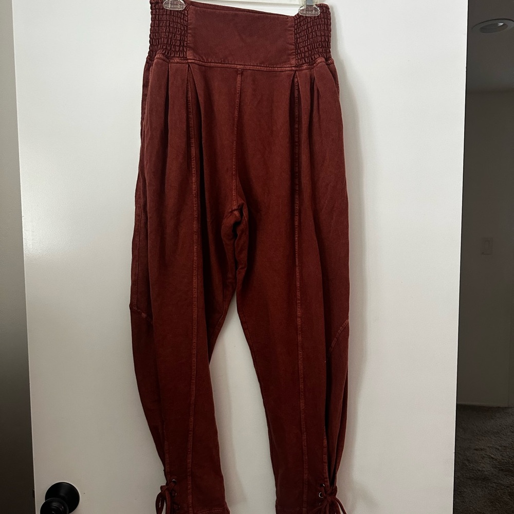 Free People One Billie pants, Rust, High-Waisted Pants, medium, NWOT